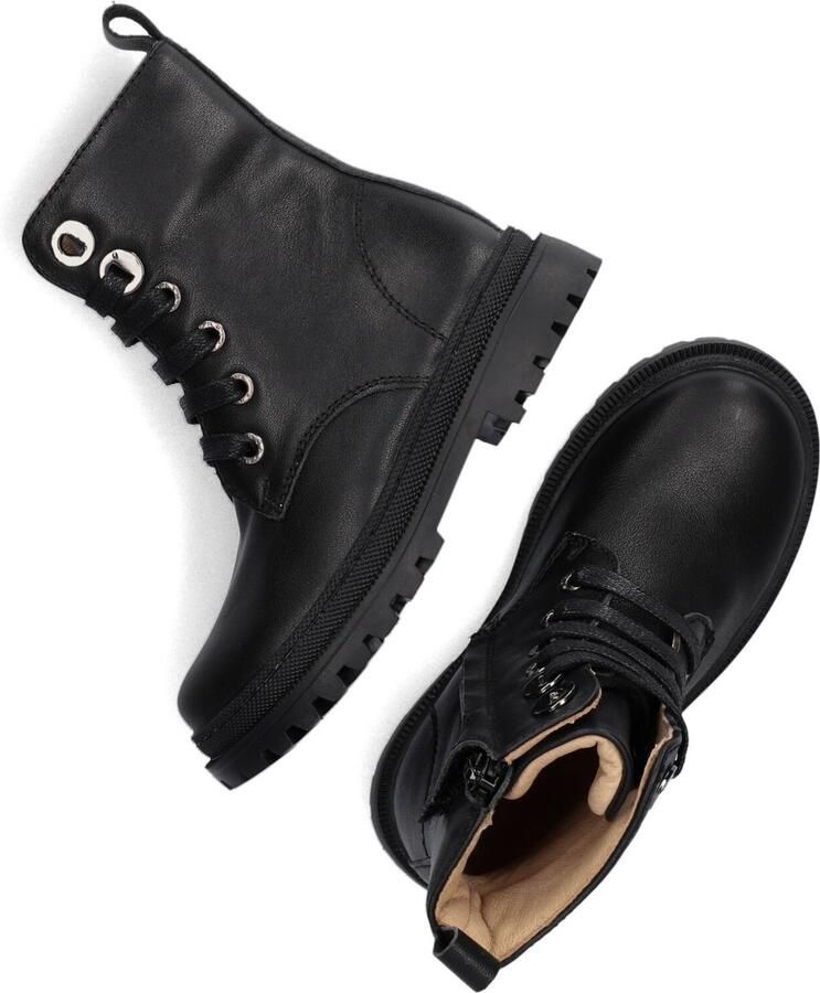Shoesme Nt21w005 Veterboots Laarzen Met Veters Meisjes Kids Zwart - Foto 8