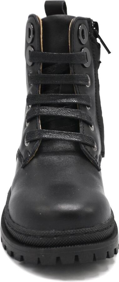 Shoesme Nt21w005 Veterboots Laarzen Met Veters Meisjes Kids Zwart - Foto 14