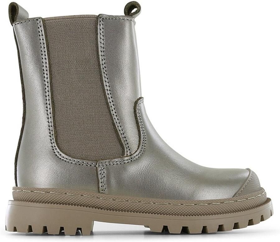 Shoesme leren chelsea boots champagne goud Meisjes Leer Effen 28 - Foto 6