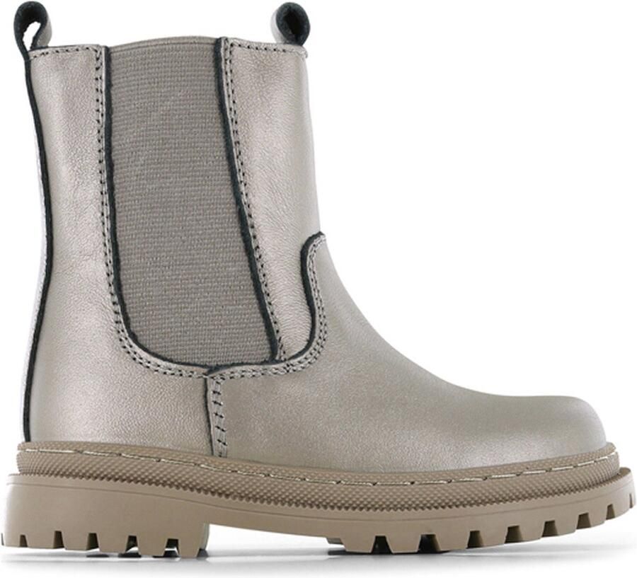 Shoesme leren chelsea boots champagne goud Meisjes Leer Effen 34 - Foto 7