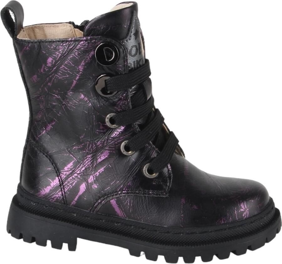 Shoesme NT24W007-F meisjes veterboots rood