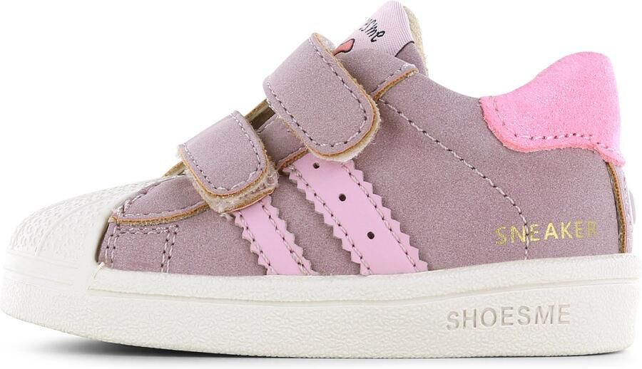 Shoesme Paars Sneakertje Met Stootneus Sneakers Kinderen Meisjes Lilac Suède - Foto 2