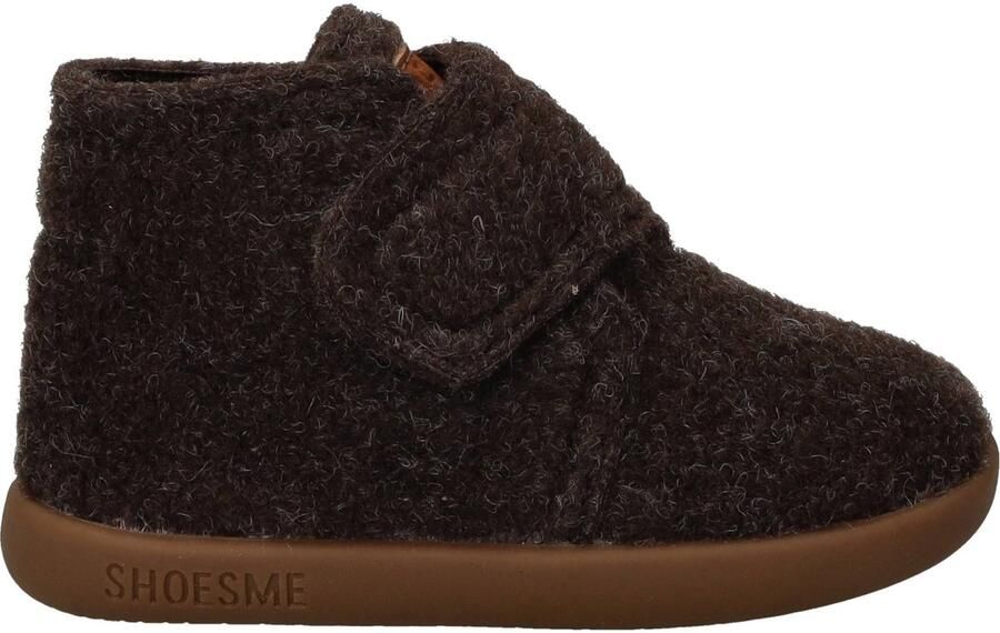 Shoesme Donkerbruin Vilten Slofje Baby Slofjes Unisex Dark Brown Vilt - Foto 2