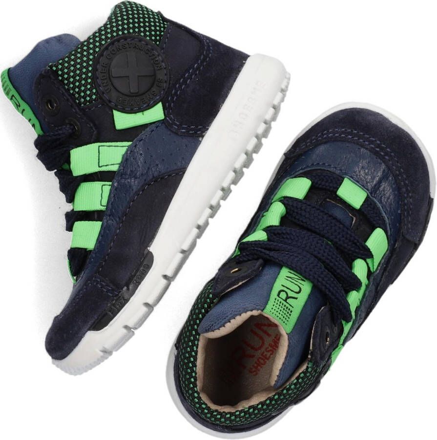 Shoesme Rf21w041 Hoge sneakers Leren Sneaker Jongens Kids Blauw - Foto 2