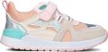 Shoesme Roze-Oranje Sneaker Sneakers Kinderen Meisjes Peach Pink Microfiber leer - Multicolor