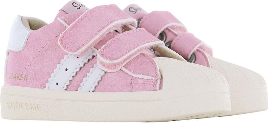 Shoesme Roze Sneakertje Sneakers Kinderen Meisjes Pink Microfiber leer - Foto 2