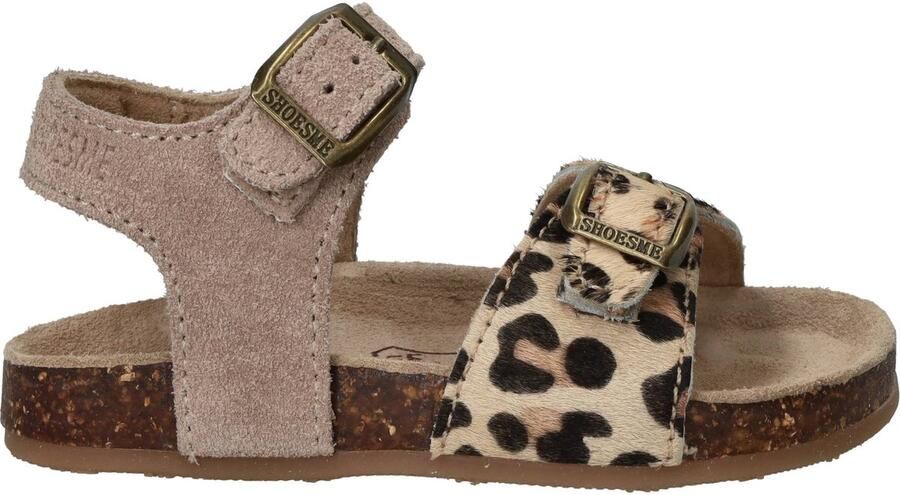 Shoesme Sandalen taupe Panterprint Suède - Foto 5