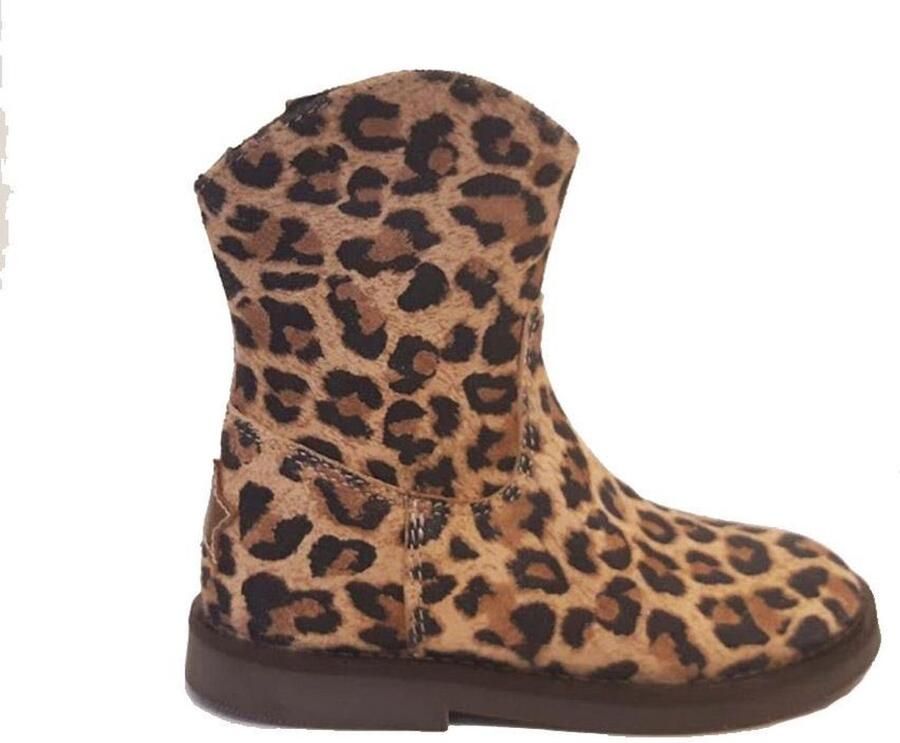 Shoesme Silouet Meisjes Laarzen Cognac panter print - Foto 4