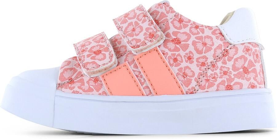 Shoesme sneaker met roze bloemenprint