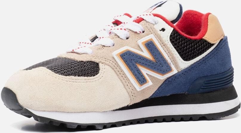 Shoesme Grijze Sneaker Sneakers Kinderen Jongens Grey Blue Orange Suède - Foto 6