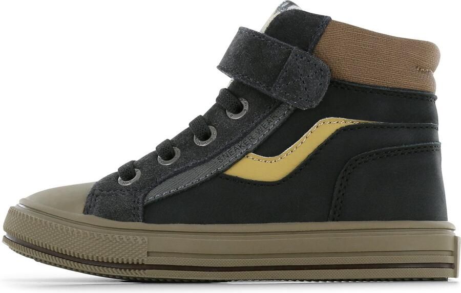 Shoesme Sneakers Jongens Black Leer
