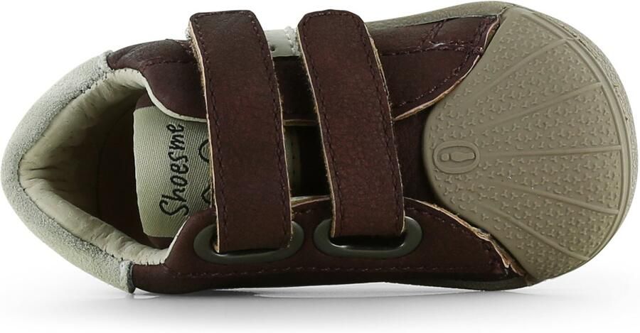 Shoesme Sneakers Jongens Dark Brown Leer