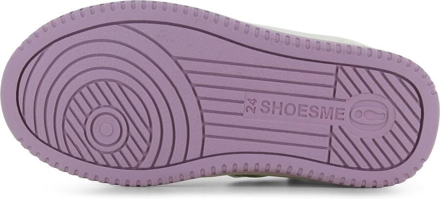 Shoesme Sneakers Meisjes Beige Lilac Sportvoering