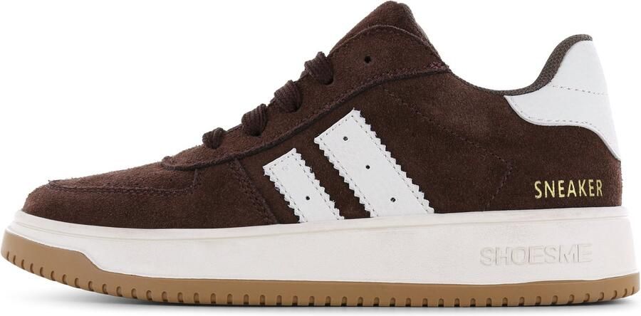 Shoesme Sneakers Dark Brown Sportvoering