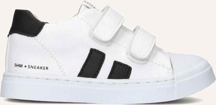 Shoesme Sneakers White Black Leer