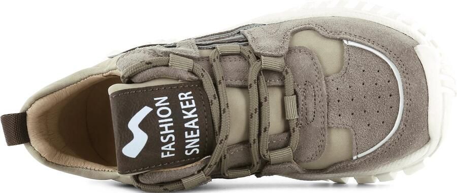 Shoesme Sneakers | Meisjes | Taupe | Leer - Foto 5