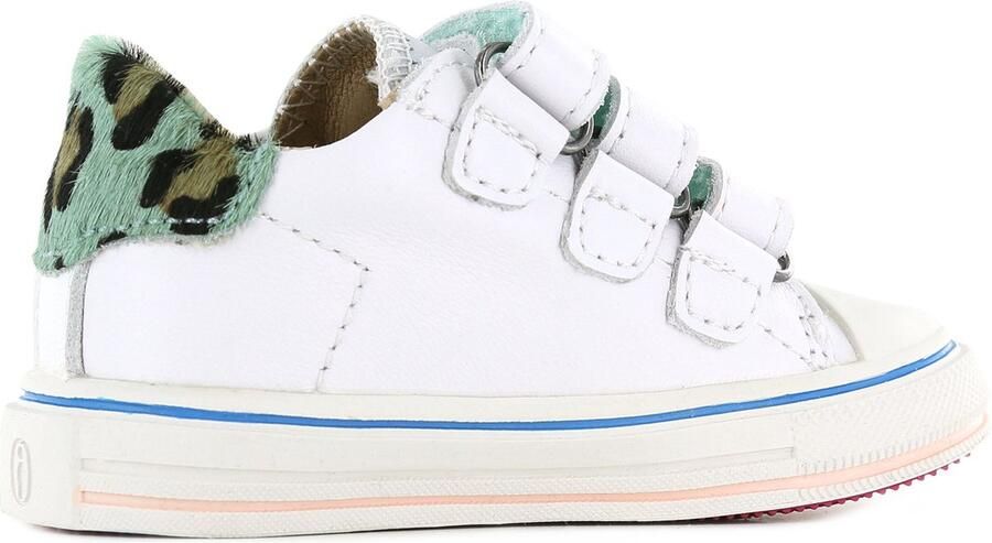 Shoesme Sneakers | Meisjes | white green | Leer - Foto 2