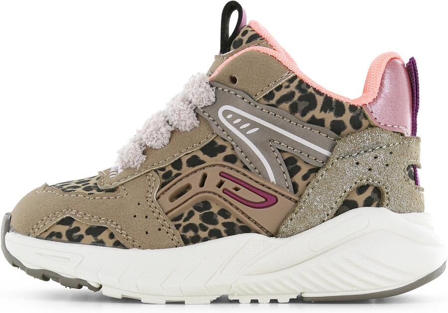 Shoesme LW25W050-G MeisjesHalf-hoogKindersneakers Bruin - Foto 2