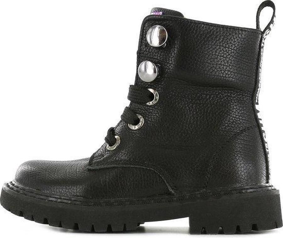 Shoesme TC20W061-D leren veterboots zwart