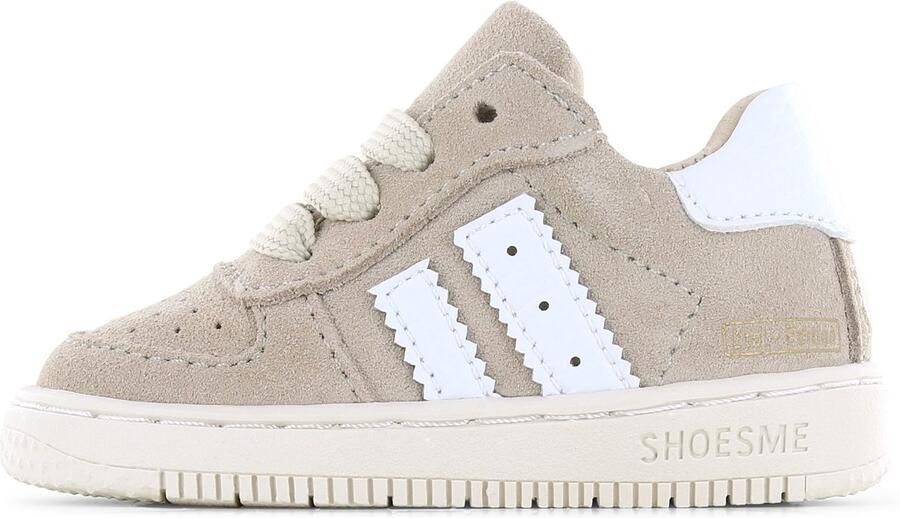 Shoesme Taupe Suède Sneakertje Sneakers Kinderen Unisex Taupe Suède - Foto 5