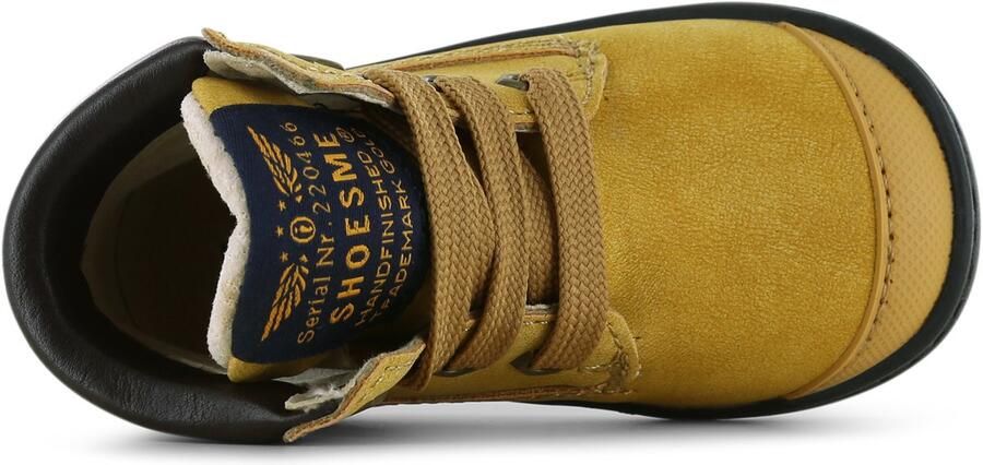 Shoesme Veterschoenen Jongens Ochre Yellow Leer - Foto 3