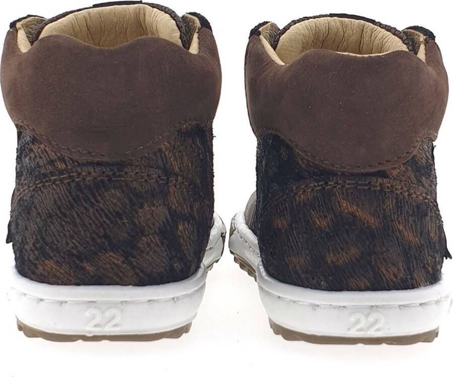 Shoesme Veterschoenen | Meisjes | BRONZE | Leer - Foto 3