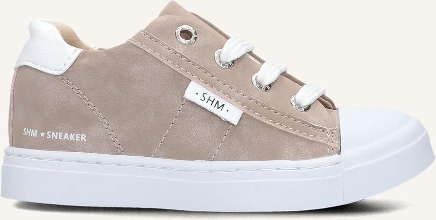 Shoesme Veterschoenen Taupe Leer