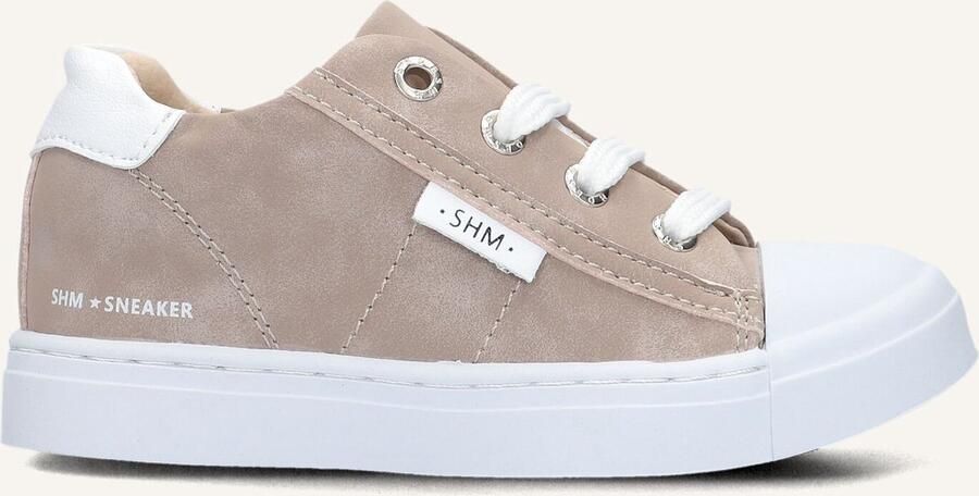 Shoesme Veterschoenen Taupe Leer
