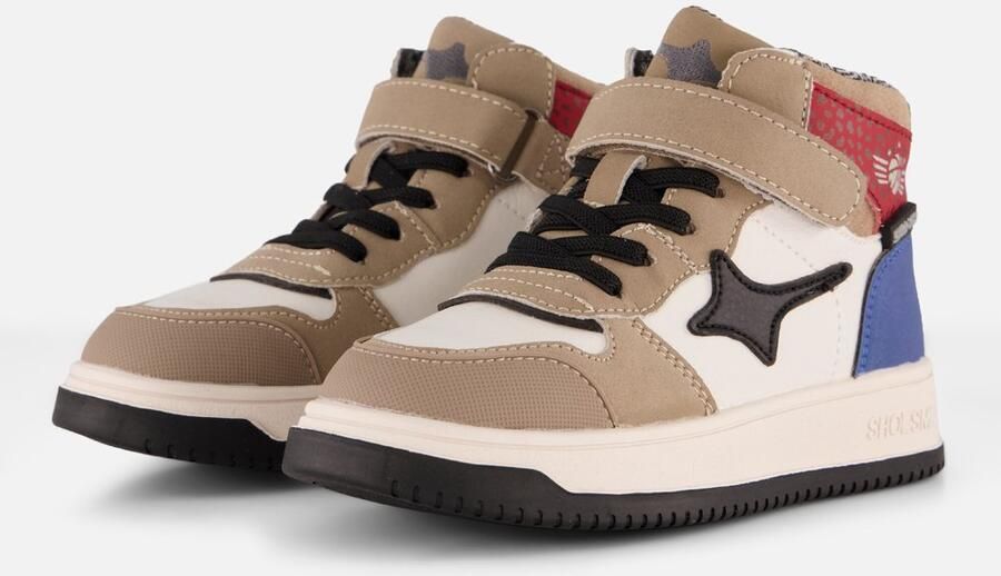 Shoesme waterproof veterboots taupe multi Kinderschoenen - Foto 8