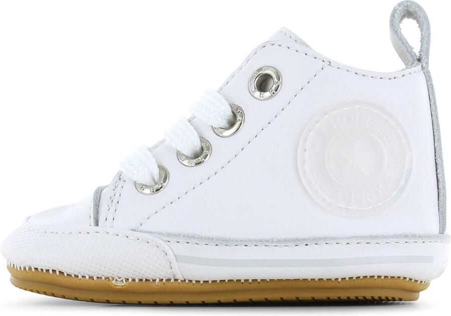 Shoesme Wit BABY-PROOF Schoentje Sneakers Kinderen Unisex WHITE Leer