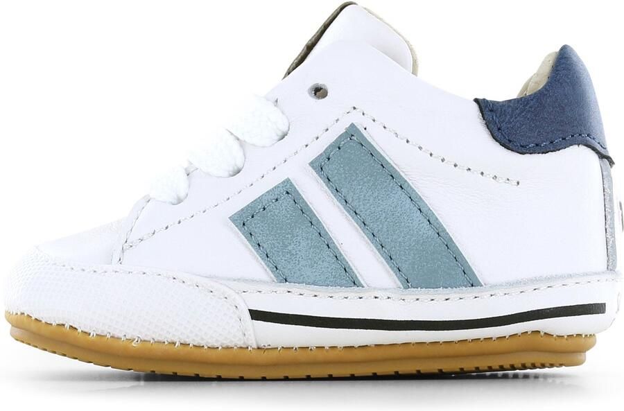 Shoesme wit-blauw BABY-PROOF schoentje