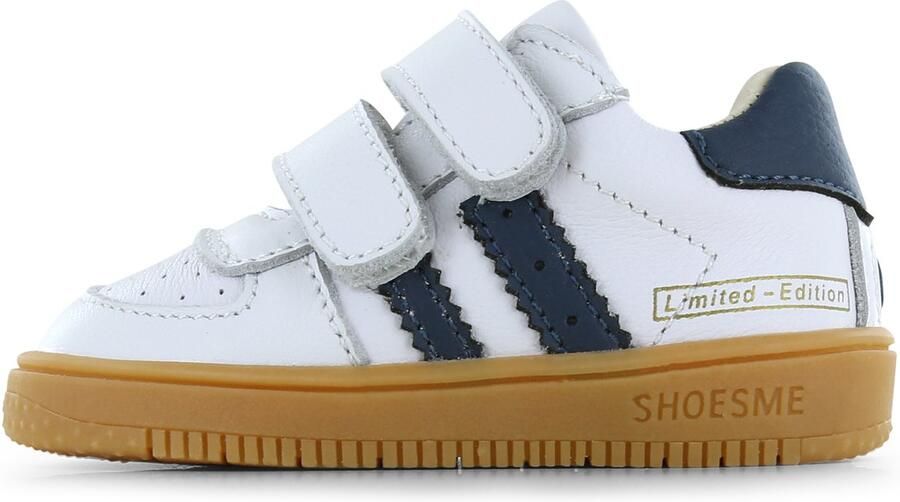 Shoesme Wit-Donkerblauw Sneakertje Sneakers Kinderen Jongens White Dark Blue Leer - Foto 2