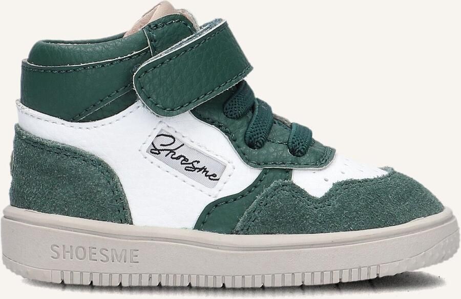 Shoesme Wit-Groen Sneakertje Sneakers Kinderen Unisex Green Suède