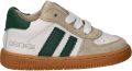 Shoesme Wit-Groen Sneakertje Sneakers Kinderen Jongens Beige Green Suède - Beige