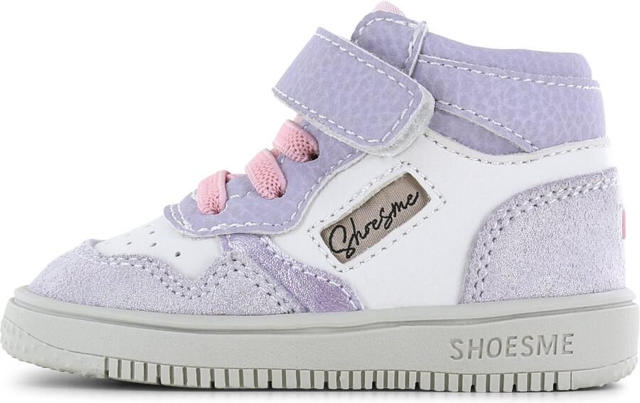 Shoesme Baby Babysneakers Meisjes Lilac Leer - Foto 2