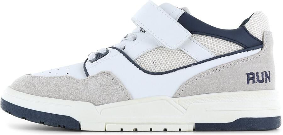 Shoesme wit met blauwe sneaker