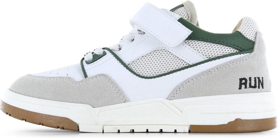 Shoesme wit met groene sneaker
