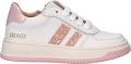 Shoesme Wit-Roze Sneaker Sneakers Kinderen Meisjes White Pink Glitter Microfiber leer - Multicolor