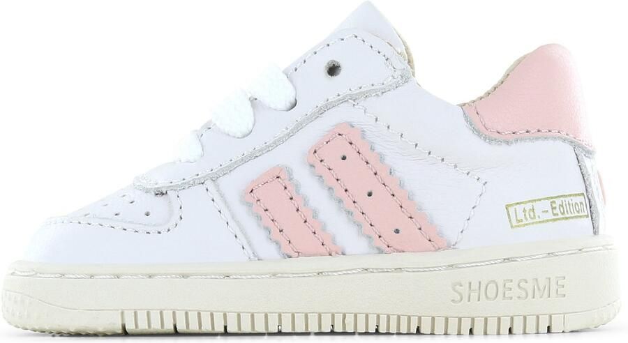 Shoesme Baby Babysneakers Meisjes white Pink Leer - Foto 2