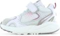 Shoesme Wit Sneakertje Sneakers Kinderen Meisjes White Pink Microfiber leer - Wit