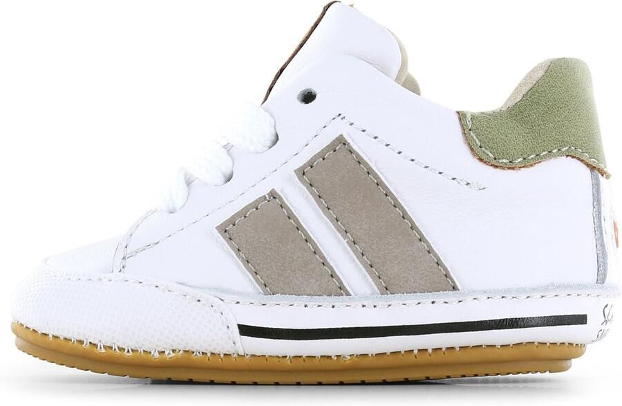Shoesme wit-taupe BABY-PROOF schoentje