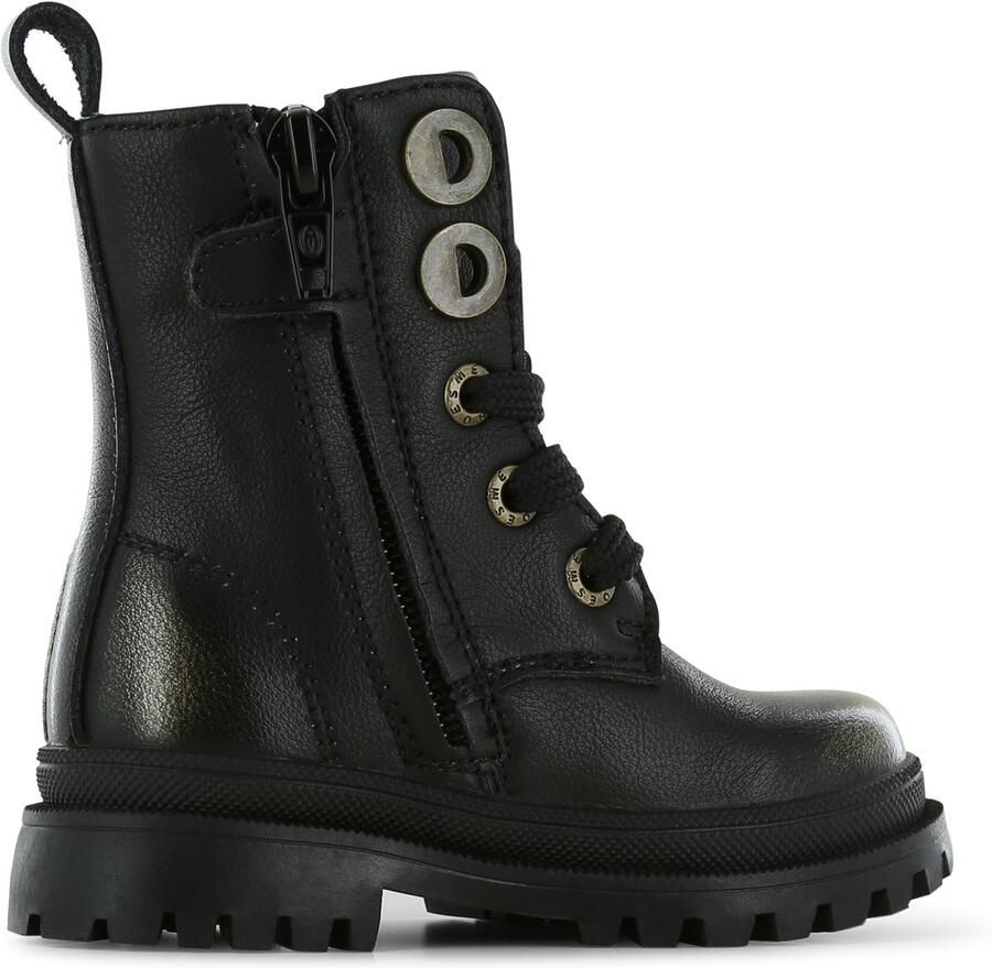 Shoesme Laarzen Meisjes Black Gold Leer