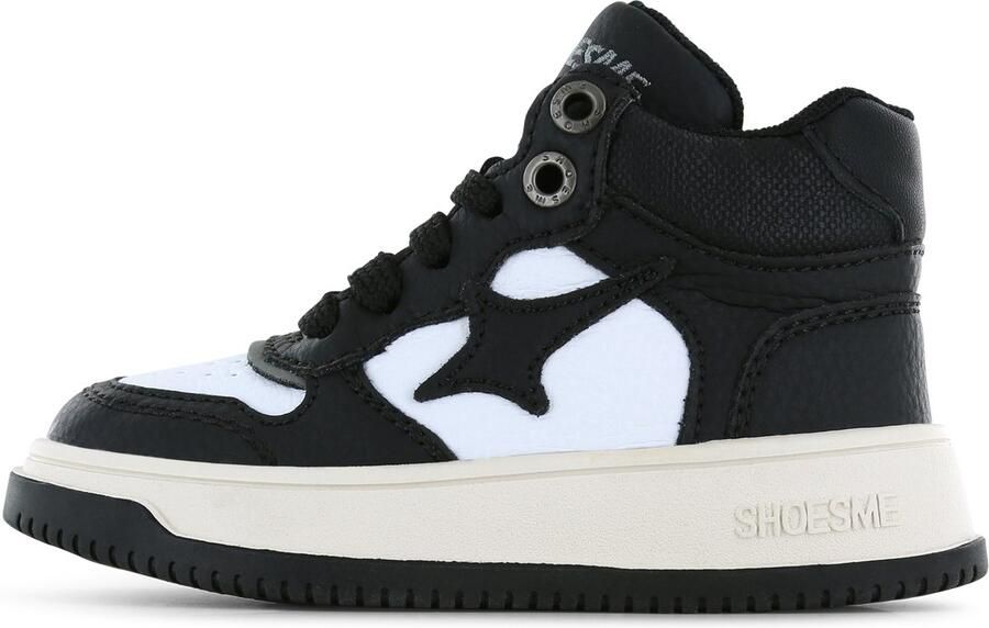 Shoesme sneakers zwart wit Jongens Imitatieleer Meerkleurig 27 - Foto 3