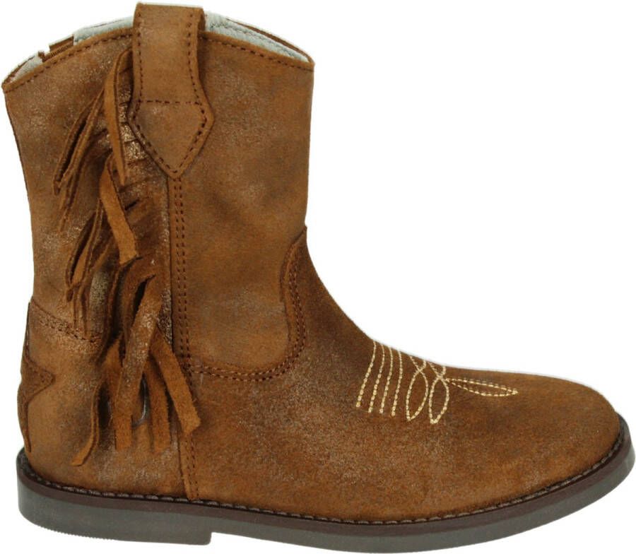 Shoesme SI22W059-C~~~~~~~~~~~~~~~~~~~~ MeisjesLaarzenKinderlaarsjes Cognac