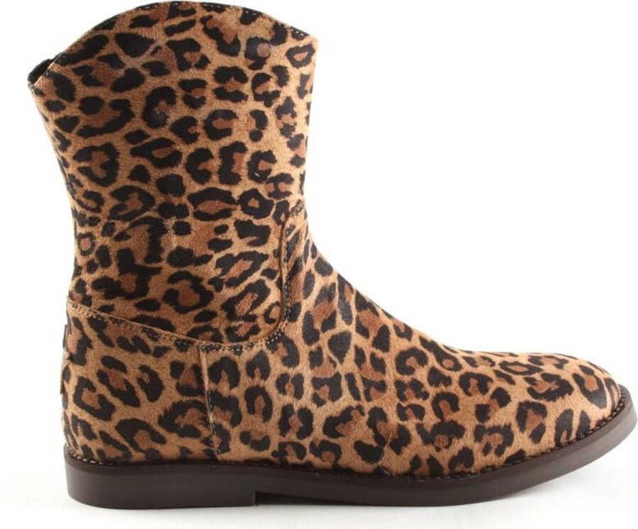 Shoesme Silouet Meisjes Laarzen Cognac panter print