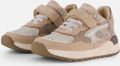 Shoesme Beige-Grijze Sneaker Sneakers Kinderen Jongens BEIGE Microleer - Beige