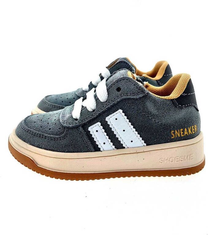 Shoesme Sneakers Jongens Grey White Sportvoering