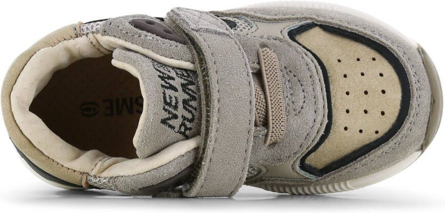 Shoesme Sneakers Jongens Taupe Leer