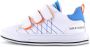 Shoesme Sneakers Jongens White Blue Orange Leer - Thumbnail 1