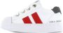 Shoesme leren sneakers wit rood Jongens Leer Meerkleurig 22 - Thumbnail 2